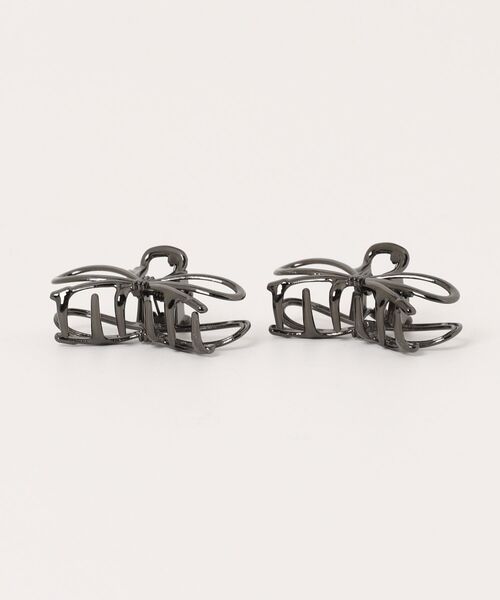 FOREVER 21(フォーエバー トゥエンティーワン)の「リボンヘアクリップ(バレッタ/ヘアクリップ・レディース・ゴールド/シルバー/ブラック・FREE)」の4枚目の写真