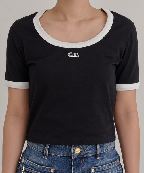 tシャツ リンガーTシャツ FMN-25SS-CS-002 レディース セール】リンガーTシャツ FMN-25SS-CS-002（Tシャツ/カットソー