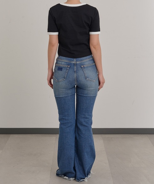 セール】リンガーTシャツ FMN-25SS-CS-002（Tシャツ/カットソー