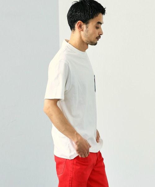 EDWIN(エドウィン)の「EDWIN エドウィン デニムポケット Tシャツ 半袖(Tシャツ/カットソー・メンズ・ホワイト/グレー/ブラック・MEDIUM/LARGE/X-LARGE)」の6枚目の写真