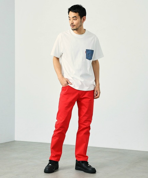 EDWIN(エドウィン)の「EDWIN エドウィン デニムポケット Tシャツ 半袖(Tシャツ/カットソー・メンズ・ホワイト/グレー/ブラック・MEDIUM/LARGE/X-LARGE)」の11枚目の写真