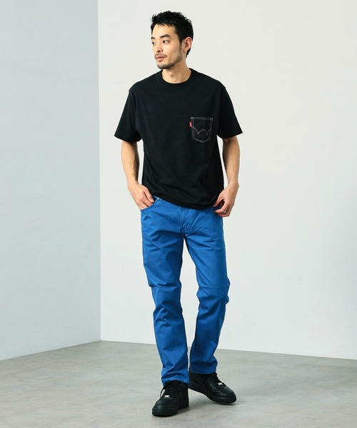 EDWIN(エドウィン)の「EDWIN エドウィン デニムポケット Tシャツ 半袖(Tシャツ/カットソー・メンズ・ホワイト/グレー/ブラック・MEDIUM/LARGE/X-LARGE)」の18枚目の写真