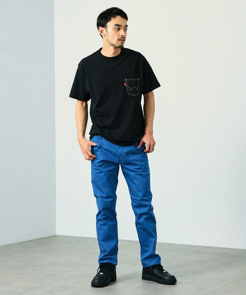EDWIN(エドウィン)の「EDWIN エドウィン デニムポケット Tシャツ 半袖(Tシャツ/カットソー・メンズ・ホワイト/グレー/ブラック・MEDIUM/LARGE/X-LARGE)」の19枚目の写真