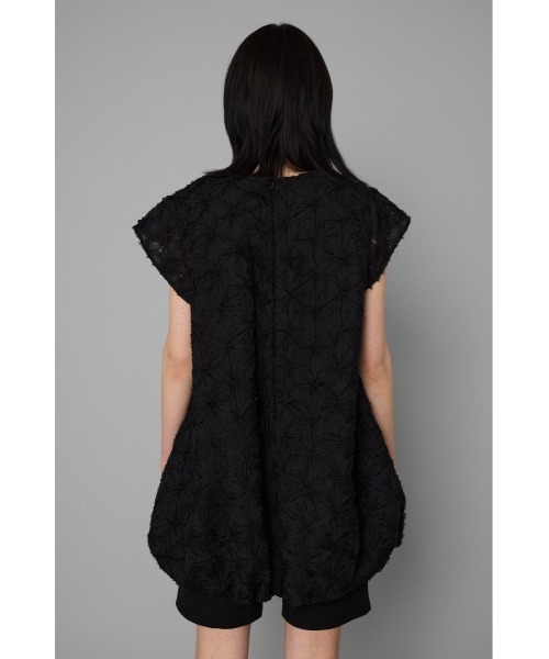Flower lace A-line tops フラワーレースAライントップス（T