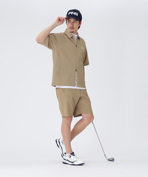 セール】【PING APPAREL】全方向ストレッチサッカー半袖