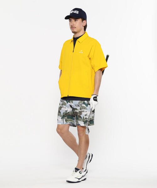 セール】【PING APPAREL】全方向ストレッチサッカー半袖