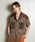 ForteitHejitHej́uAnimal Design Open Collar Shirt/fUCI[vJ[Vc/h[v/J݁iVc/uEXjvbuE