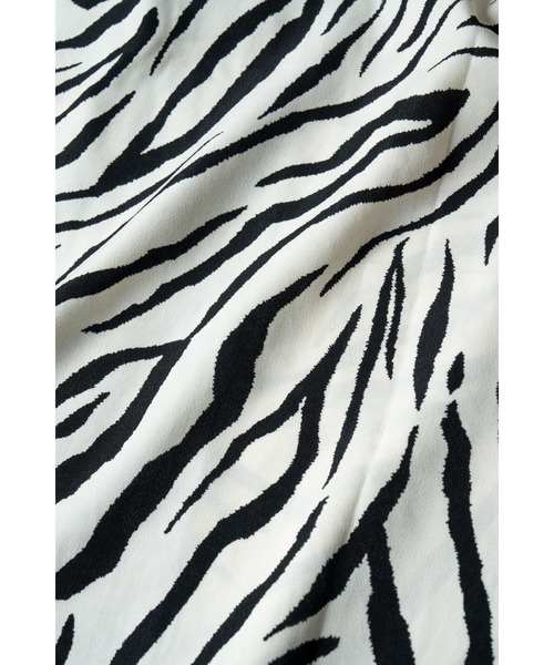 Forte（フォルテ）（フォルテ）の「Animal Design Open Collar Shirt/デザインオープンカラーシャツ/ドレープ/開襟（シャツ/ブラウス・メンズ・ホワイト/ブラウン・MEDIUM/LARGE）」の19枚目の写真