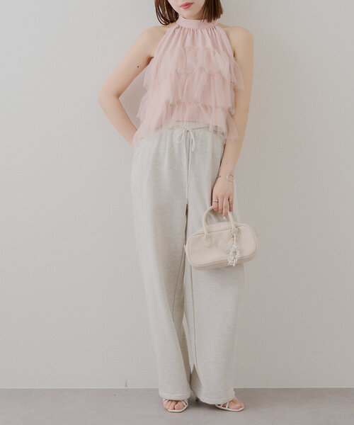 Chico（チコ）の「チュールティアードアメスリブラウス（シャツ/ブラウス・レディース・ホワイト/ピンク/ブルー・FREE）」の18枚目の写真