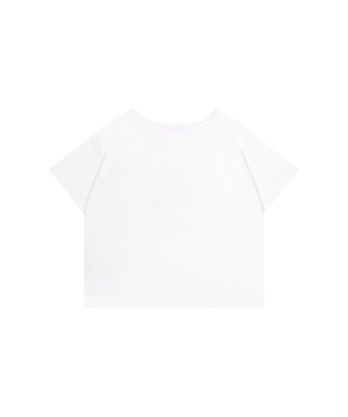 Honey Cinnamon（ハニーシナモン）の「ロゴ刺繍リボンパールTシャツ（Tシャツ/カットソー・レディース・ブラック/ホワイト/ピンク・FREE）」の11枚目の写真