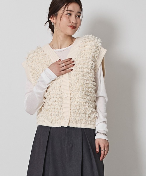 UR'S（ユアーズ）の「レイヤードトップスセット（Tシャツ/カットソー・レディース・グレー系その他/ブラック/イエロー/チャコール/ブラウン/杢グレー・L/M/S）」の22枚目の写真