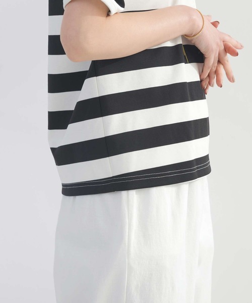 PICCIN(ピッチン)の「袖ギャザーカットソー(Tシャツ/カットソー・レディース・ブラック/オフホワイト/ホワイト系その他/アイボリー/モカ・M)」の16枚目の写真