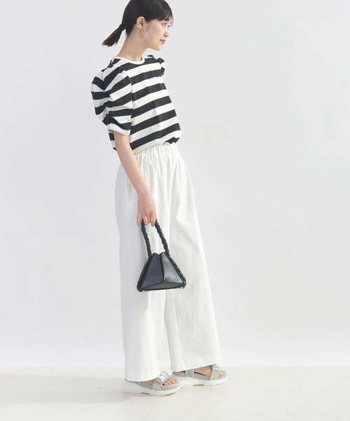 PICCIN(ピッチン)の「袖ギャザーカットソー(Tシャツ/カットソー・レディース・ブラック/オフホワイト/ホワイト系その他/アイボリー/モカ・M)」の8枚目の写真