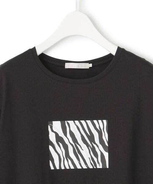 ゼブラ柄 TEE（Tシャツ/カットソー）｜ICB（アイシービー）の