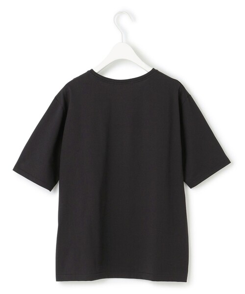 トクコ　ゼブラ柄オーバーサイズカットソー Tシャツ レディース トップス 重ね着風 カットソー ゼブラ柄