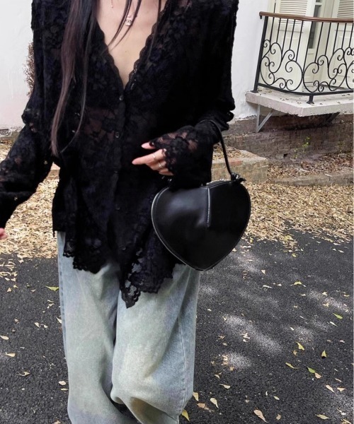 almo（アルモ）の「【LAMPOON】レースカーディガン（カーディガン/ボレロ・レディース・ホワイト/ブラック・FREE）」の12枚目の写真