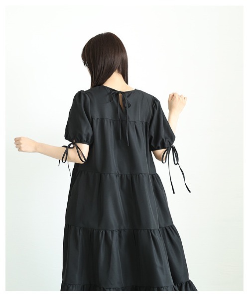 Sawa a la mode（サワアラモード）の「ティアードワンピース（ワンピース・レディース・ドット/ブラック・FREE）」の16枚目の写真