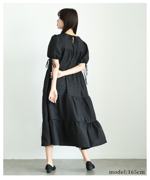 Sawa a la mode（サワアラモード）の「ティアードワンピース（ワンピース・レディース・ドット/ブラック・FREE）」の20枚目の写真
