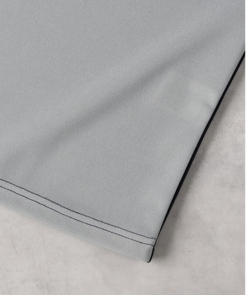 BACK NUMBER（バックナンバー）の「【BACK NUMBER】ジョーゼット斜め切替えデザインTシャツ（Tシャツ/カットソー・メンズ・ホワイト/ネイビー/ブラック・M/L/XL）」の7枚目の写真