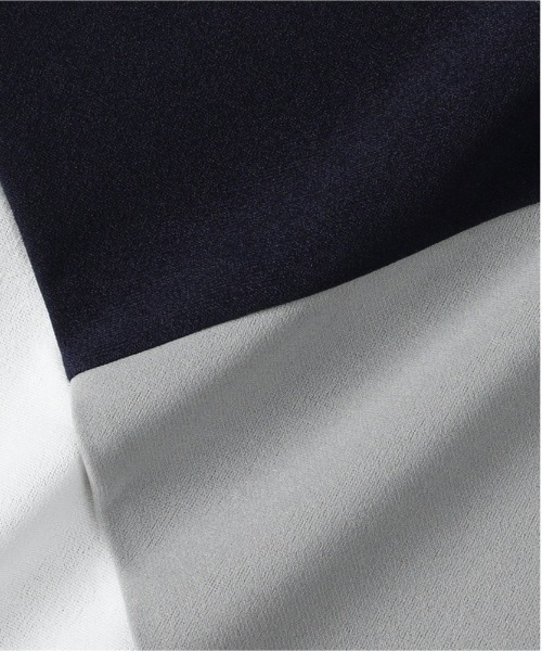 BACK NUMBER（バックナンバー）の「【BACK NUMBER】ジョーゼット斜め切替えデザインTシャツ（Tシャツ/カットソー・メンズ・ホワイト/ネイビー/ブラック・M/L/XL）」の8枚目の写真