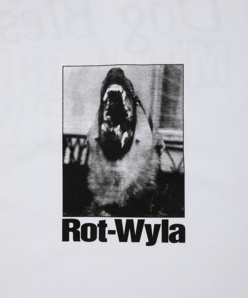 ROTTWEILER（ロットワイラー）の「DOG PHOTO TEE（Tシャツ/カットソー・メンズ・ブラック/ホワイト・S/M/L/XL）」の9枚目の写真