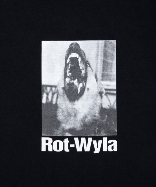 ROTTWEILER（ロットワイラー）の「DOG PHOTO TEE（Tシャツ/カットソー・メンズ・ブラック/ホワイト・S/M/L/XL）」の4枚目の写真