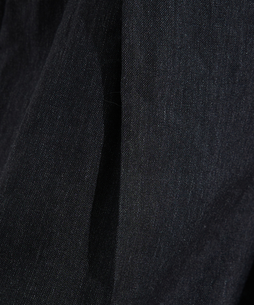 qualite（カリテ）の「【セットアップ対応】ミックスカラーラミーパンツ/リネンパンツ/夏服/カセット服（その他パンツ・レディース・グレイッシュベージュ/チャコールグレー・36/38）」の14枚目の写真