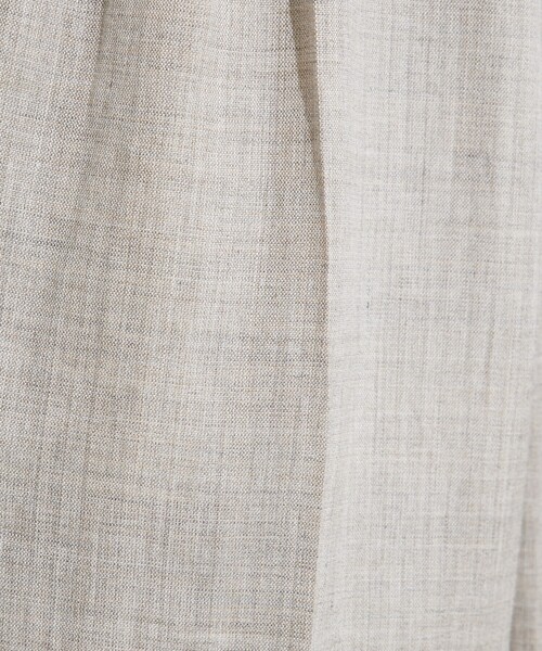 qualite（カリテ）の「【セットアップ対応】ミックスカラーラミーパンツ/リネンパンツ/夏服/カセット服（その他パンツ・レディース・グレイッシュベージュ/チャコールグレー・36/38）」の15枚目の写真