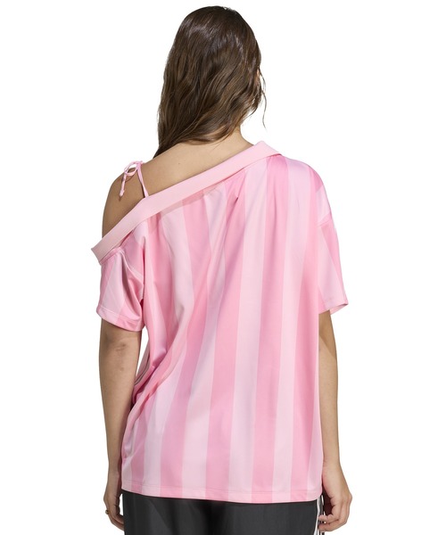 早い者勝ち 大人気 adidas OFF SHOULDER JERSEY 主役級アイテム adidas OFF SHOULDER JERSEY セミルシッドブルー/ブラック