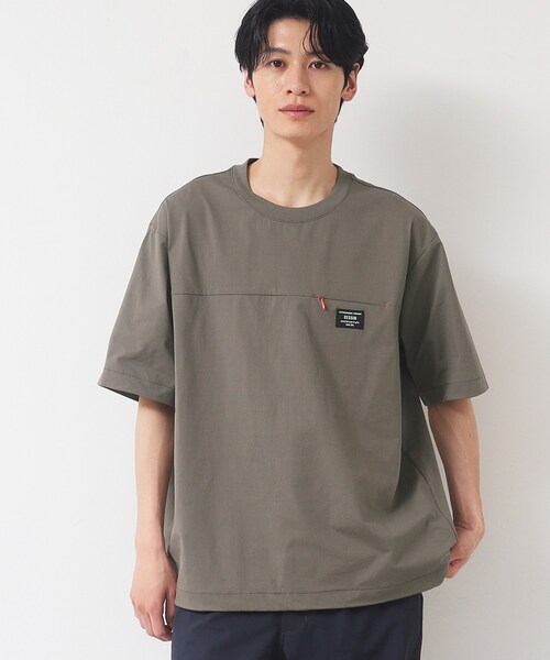 【ソフト/吸水速乾】メランジバックメッシュ Tシャツ ARCADE Tシャツ メンズ 半袖 吸汗速乾 ドライメッシュ アメカジt