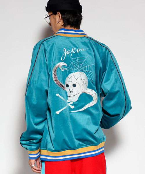 Skull Souvenir Jacket / スカルスーベニアジャケット（スカジャン