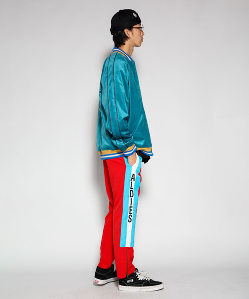 ALDIES(アールディーズ)の「Skull Souvenir Jacket / スカルスーベニアジャケット(スカジャン・メンズ・バーガンディー/ピンク/ターコイズブルー・SMALL/MEDIUM/LARGE/X-LARGE)」の5枚目の写真