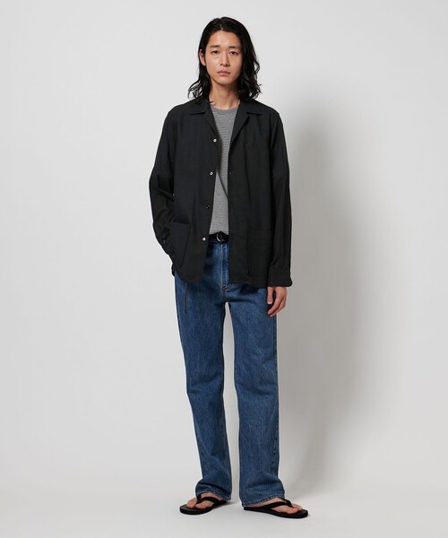 UNITED ARROWS（ユナイテッドアローズ）の「サンウォッシュ パマナ ハバナ シャツ（シャツ/ブラウス・メンズ・モカ/ブラック・L/S/M/XL）」の5枚目の写真