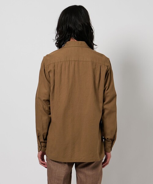 UNITED ARROWS（ユナイテッドアローズ）の「サンウォッシュ パマナ ハバナ シャツ（シャツ/ブラウス・メンズ・モカ/ブラック・L/S/M/XL）」の8枚目の写真