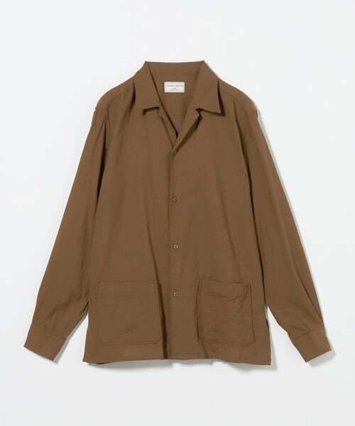 UNITED ARROWS（ユナイテッドアローズ）の「サンウォッシュ パマナ ハバナ シャツ（シャツ/ブラウス・メンズ・モカ/ブラック・L/S/M/XL）」の9枚目の写真