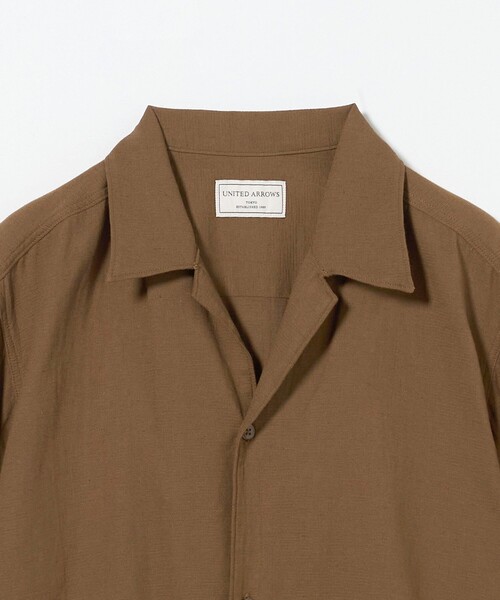 UNITED ARROWS（ユナイテッドアローズ）の「サンウォッシュ パマナ ハバナ シャツ（シャツ/ブラウス・メンズ・モカ/ブラック・L/S/M/XL）」の11枚目の写真