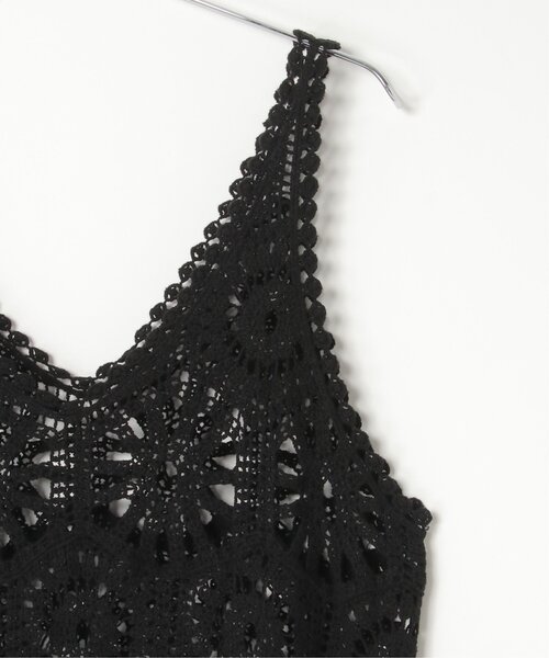 VENCEEXCHANGE（ヴァンスエクスチェンジ）の「かぎ編みワンピース（ワンピース・レディース・ブラック/アイボリー・FREE）」の15枚目の写真