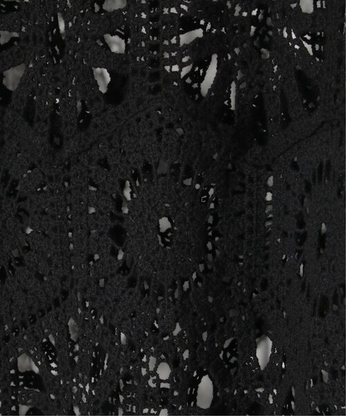 VENCEEXCHANGE（ヴァンスエクスチェンジ）の「かぎ編みワンピース（ワンピース・レディース・ブラック/アイボリー・FREE）」の18枚目の写真