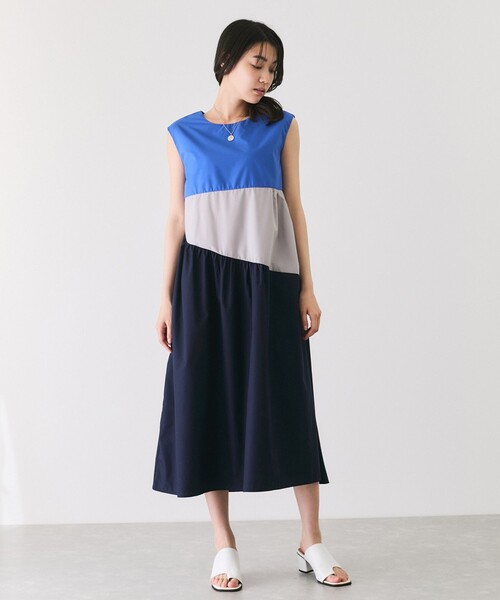 Jayro(ジャイロ)の「配色ノースリーブワンピース(ワンピース・レディース・ベージュ/ブルー/グリーン・M)」の20枚目の写真