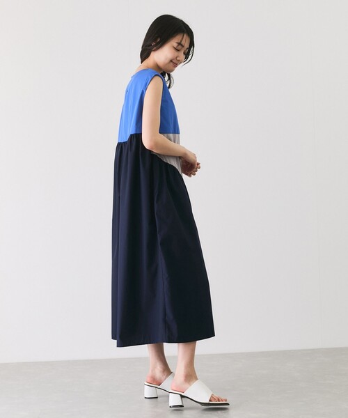 Jayro(ジャイロ)の「配色ノースリーブワンピース(ワンピース・レディース・ベージュ/ブルー/グリーン・M)」の19枚目の写真