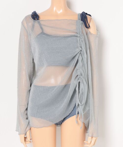 CherShore シェルショア 水着　JOHANNA ギャザーシアーワンショルトップスsetビキニ（水着）｜nemne