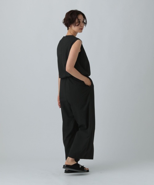 LEPSIM(レプシィム)の「サイドドロストコンビネゾン 498638(つなぎ/オールインワン・レディース・ブラック/ブラウン・FREE)」の14枚目の写真