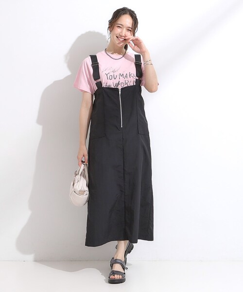 Cutie Blonde（キューティーブロンド）の「【S-LL/ひんやり/汗ジミ軽減/UVカット】グラフィックアソートTシャツ（Tシャツ/カットソー・レディース・ホワイト系3/イエロー系その他2/ピンク系1/ピンク系4/チャコール/グレー系その他2/ホワイト系5/ホワイト系1/グレー系その他/パープル系1/ホワイト系6・03/04/02/01）」の18枚目の写真