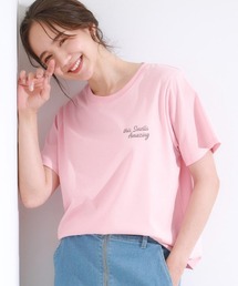 Cutie Blonde（キューティーブロンド）の「【S-LL/ひんやり/汗ジミ軽減/UVカット】グラフィックアソートTシャツ（Tシャツ/カットソー）」