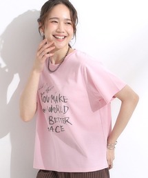 Cutie Blonde（キューティーブロンド）の「【S-LL/ひんやり/汗ジミ軽減/UVカット】グラフィックアソートTシャツ（Tシャツ/カットソー）」