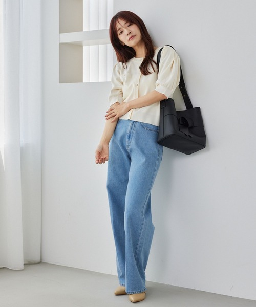 mysty woman（ミスティウーマン）の「ワンショルダーリボンBAG　575911（ショルダーバッグ・レディース・ブラック/アイボリー/ブラウン系その他・FREE）」の11枚目の写真