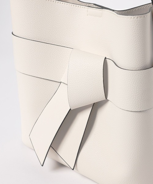 mysty woman（ミスティウーマン）の「ワンショルダーリボンBAG　575911（ショルダーバッグ・レディース・ブラック/アイボリー/ブラウン系その他・FREE）」の15枚目の写真