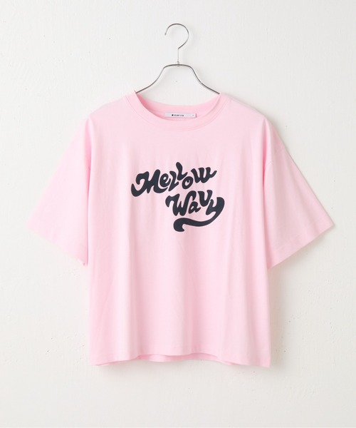 COLONY 2139(コロニートゥーワンスリーナイン)の「MellowプリントTシャツ(Tシャツ/カットソー・レディース・ホワイト/ブラウン/ピンク/ブラック/ブルー・FREE)」の1枚目の写真