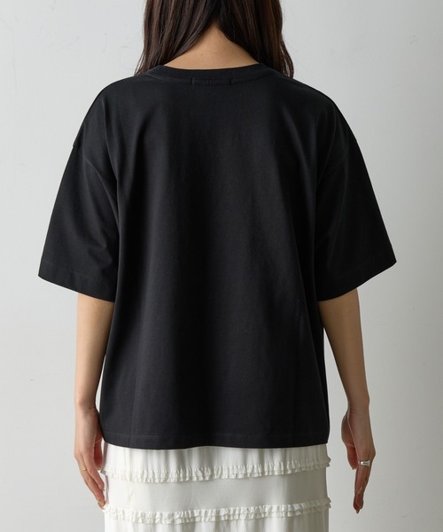 COLONY 2139(コロニートゥーワンスリーナイン)の「MellowプリントTシャツ(Tシャツ/カットソー・レディース・ホワイト/ブラウン/ピンク/ブラック/ブルー・FREE)」の11枚目の写真