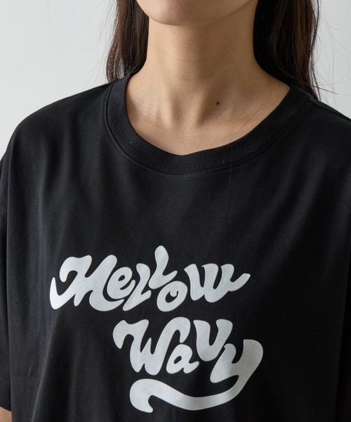 COLONY 2139(コロニートゥーワンスリーナイン)の「MellowプリントTシャツ(Tシャツ/カットソー・レディース・ホワイト/ブラウン/ピンク/ブラック/ブルー・FREE)」の10枚目の写真